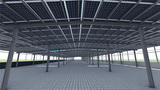 工字钢结构太阳能光伏电站